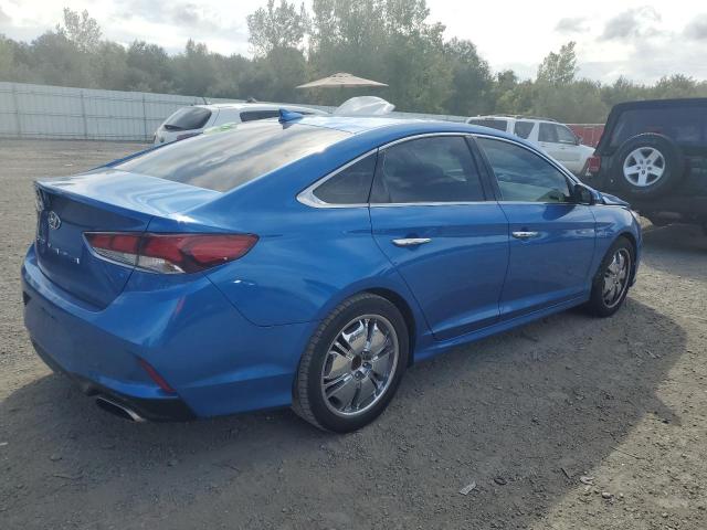 5NPE34AF3JH649139 - 2018 HYUNDAI SONATA SPORT BLUE photo 3