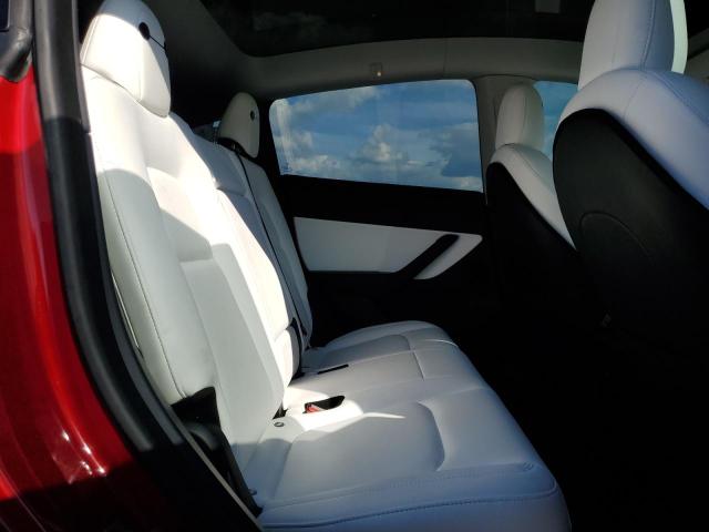 5YJYGDEE5MF187432 - 2021 TESLA MODEL Y أحمر صورة 10