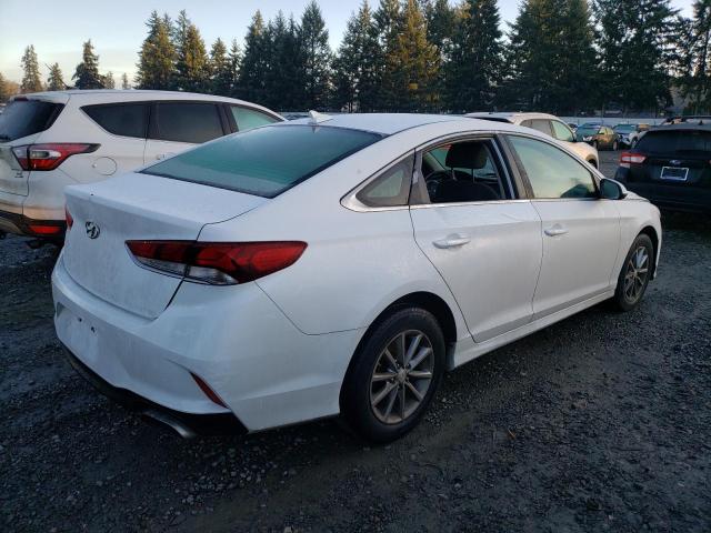 5NPE24AF2KH736258 - 2019 HYUNDAI SONATA SE WHITE photo 3