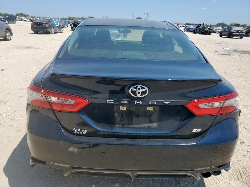 4T1B11HK1JU646672 - 2018 TOYOTA CAMRY L BLUE photo 6