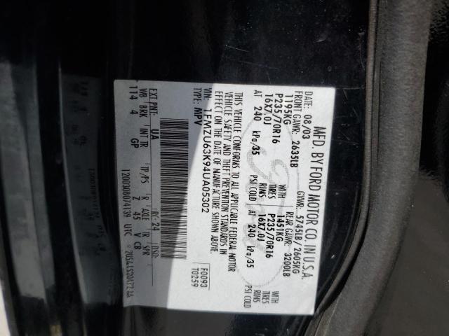 1FMZU63K94UA05302 - 2004 FORD EXPLORER XLT BLACK photo 13