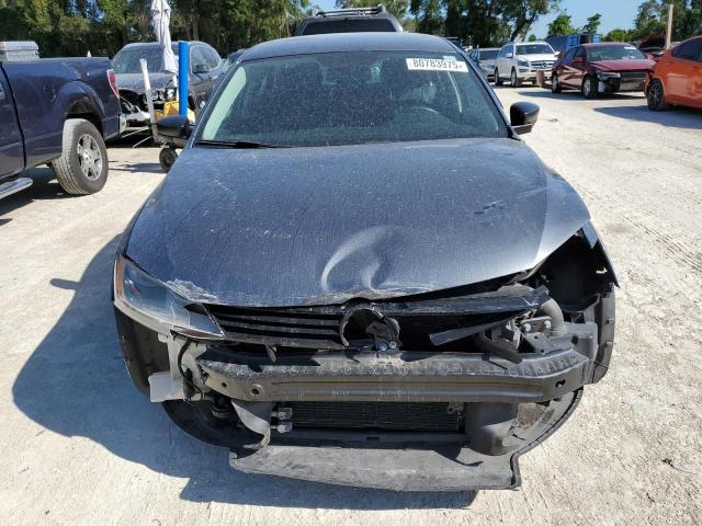 3VW2K7AJ0DM205742 - 2013 VOLKSWAGEN JETTA BASE رمادي صورة 5