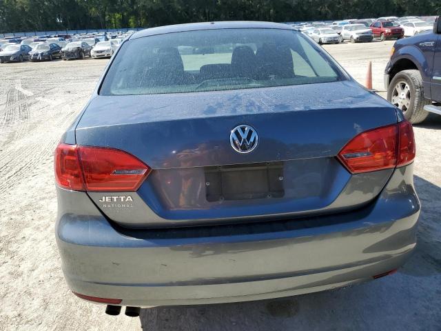 3VW2K7AJ0DM205742 - 2013 VOLKSWAGEN JETTA BASE رمادي صورة 6