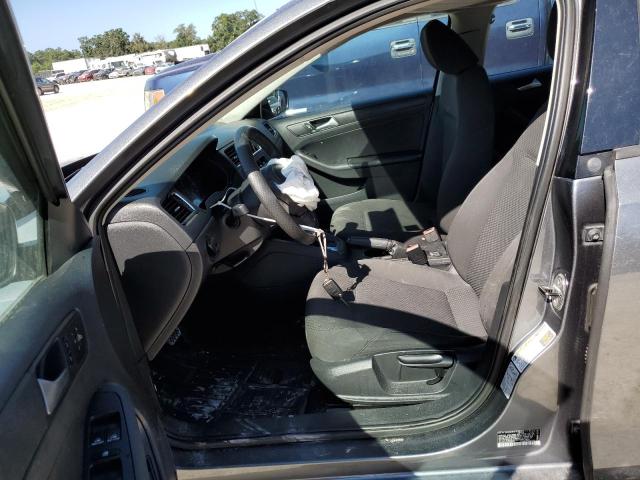 3VW2K7AJ0DM205742 - 2013 VOLKSWAGEN JETTA BASE رمادي صورة 7