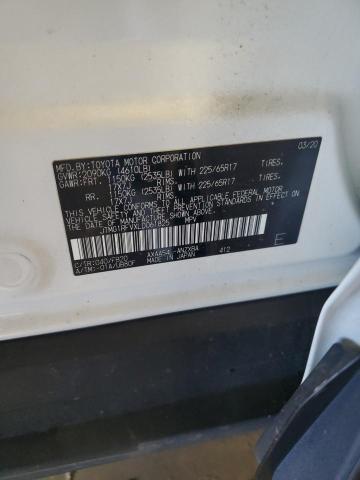 JTMG1RFVXLD061825 - 2020 TOYOTA RAV4 LE WHITE photo 13