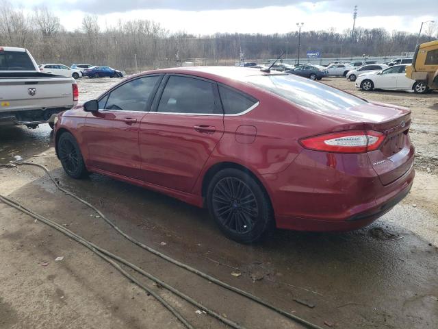 3FA6P0H79ER156333 - 2014 FORD FUSION SE BURGUNDY photo 2