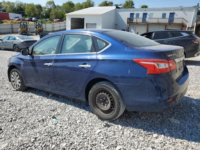 3N1AB7AP2KY245395 - 2019 NISSAN SENTRA S BLUE photo 2