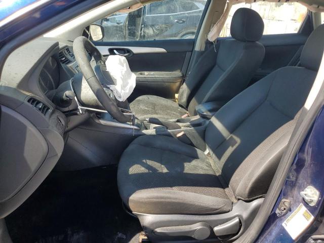 3N1AB7AP2KY245395 - 2019 NISSAN SENTRA S BLUE photo 7