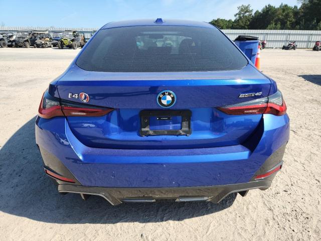 WBY73AW06RFS90322 - 2024 BMW I4 EDRIVE 40 BLUE photo 6
