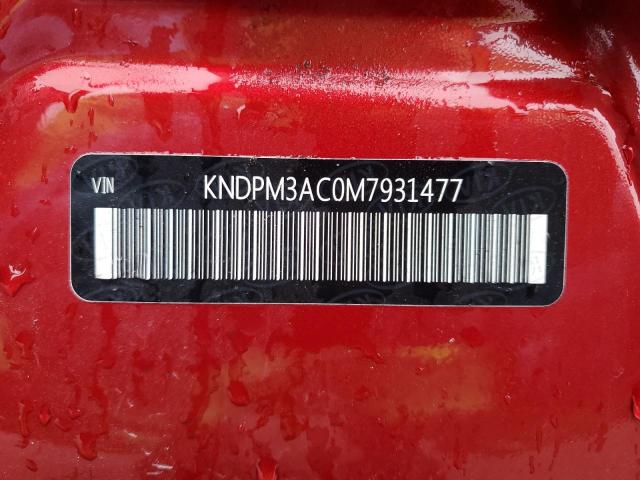 KNDPM3AC0M7931477 - 2021 KIA SPORTAGE LX RED photo 13