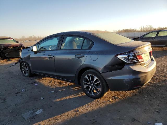 19XFB2F82DE208195 - 2013 HONDA CIVIC EX GRAY photo 2