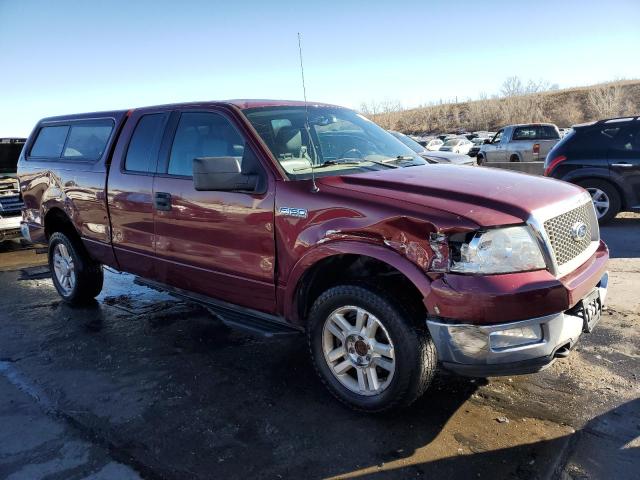 1FTPX14534NB53972 - 2004 FORD F150 BURGUNDY photo 4