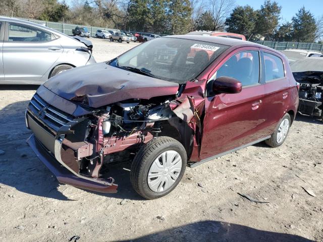 ML32AUHJ0RH002326 - 2024 MITSUBISHI MIRAGE ES MAROON photo 1