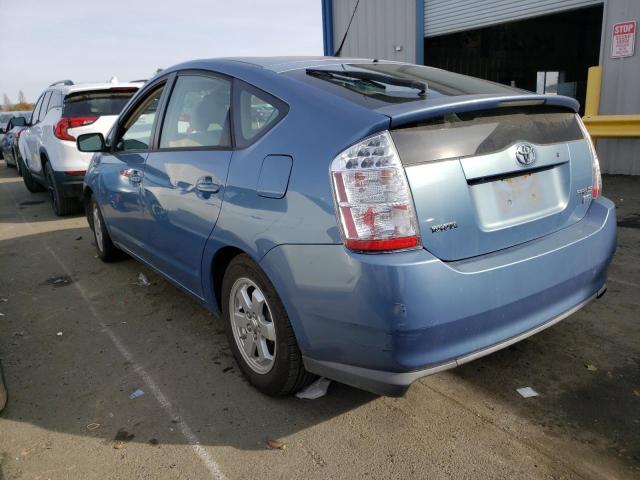 JTDKB20U867061419 - 2006 TOYOTA PRIUS BLUE photo 2