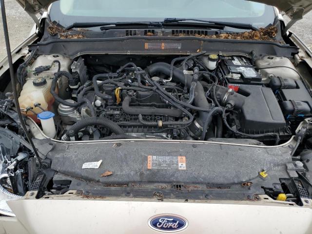 3FA6P0HDXKR203676 - 2019 FORD FUSION SE BEIGE photo 11