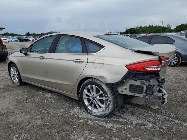 3FA6P0HDXKR203676 - 2019 FORD FUSION SE BEIGE photo 2