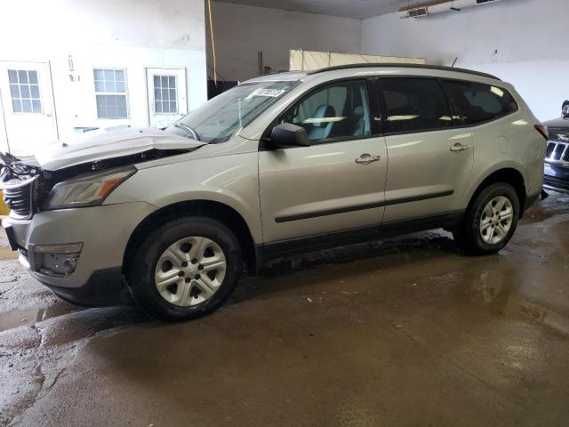 1GNKVFKD8FJ176088 - 2015 CHEVROLET TRAVERSE LS SILVER photo 1