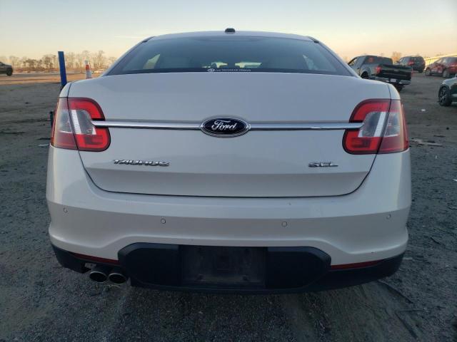 1FAHP2EW9CG132361 - 2012 FORD TAURUS SEL WHITE photo 6