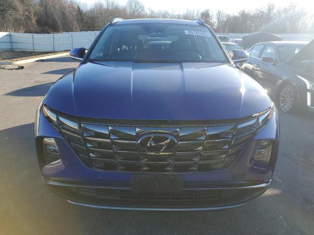 5NMJECAE1NH072348 - 2022 HYUNDAI TUCSON LIMITED BLUE photo 5