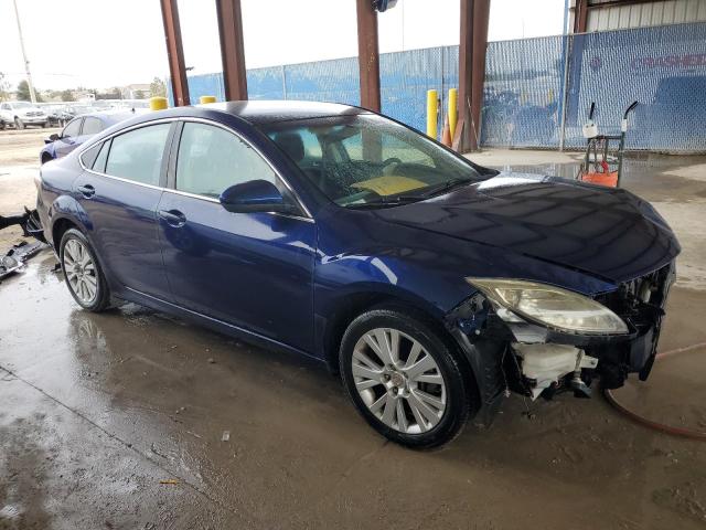 1YVHZ8CH1A5M08031 - 2010 MAZDA 6 I BLUE photo 4