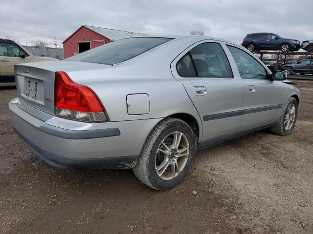 YV1RS61RX22192417 - 2002 VOLVO S60 SILVER photo 3