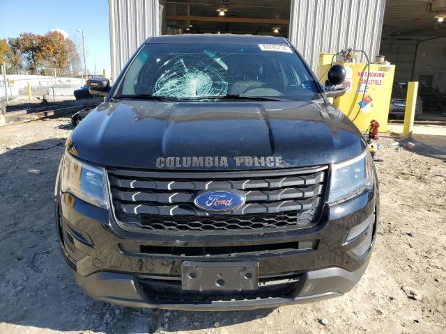 1FM5K8AR5HGA89610 - 2017 FORD EXPLORER POLICE INTERCEPTOR შავი ფოტო 5
