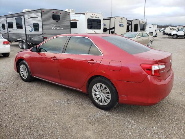 4T1BF1FK4CU532317 - 2012 TOYOTA CAMRY BASE RED photo 2