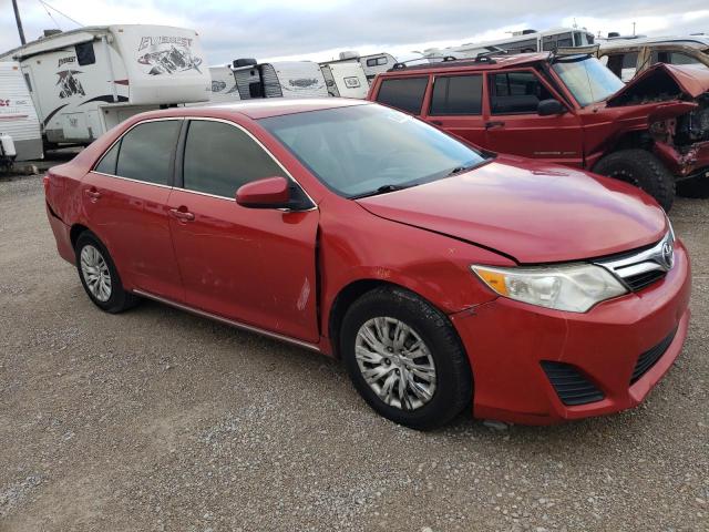 4T1BF1FK4CU532317 - 2012 TOYOTA CAMRY BASE RED photo 4