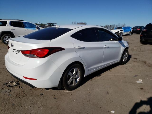 5NPDH4AE7FH643775 - 2015 HYUNDAI ELANTRA SE WHITE photo 3