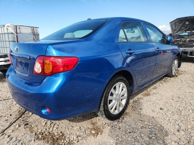 JTDBL40E69J016486 - 2009 TOYOTA COROLLA BASE BLUE photo 3