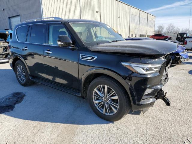 JN8AZ2AE1M9270571 - 2021 INFINITI QX80 LUXE BLACK photo 4