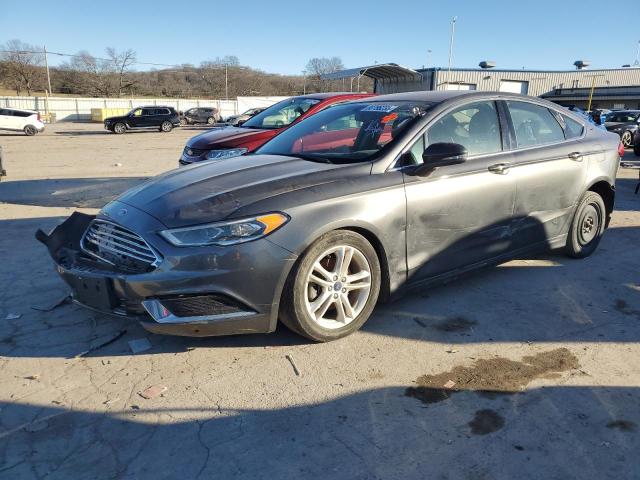 3FA6P0HD2JR258038 - 2018 FORD FUSION SE GRAY photo 1