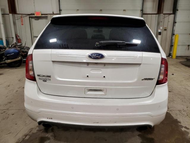 2FMDK3AK5EBA94827 - 2014 FORD EDGE SPORT WHITE photo 6