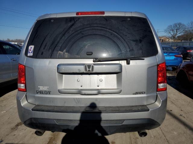 5FNYF4H61CB055841 - 2012 HONDA PILOT EXL SILVER photo 6