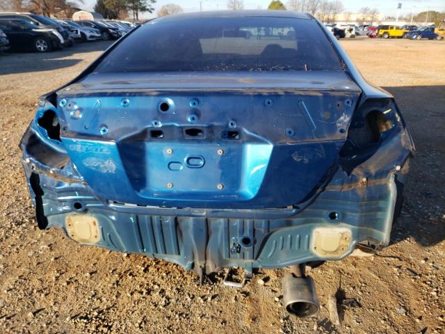 2HGFG4A58FH702225 - 2015 HONDA CIVIC SI BLUE photo 6