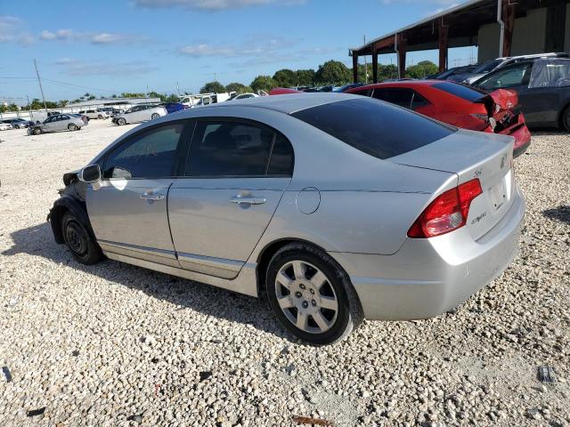 1HGFA16567L059919 - 2007 HONDA CIVIC LX SILVER photo 2