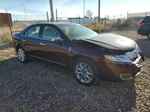 3LNHL2JC2BR763263 - 2011 LINCOLN MKZ BURGUNDY photo 4