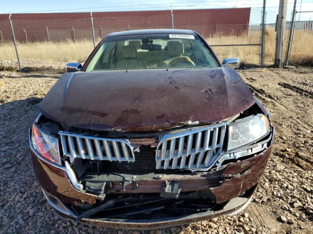 3LNHL2JC2BR763263 - 2011 LINCOLN MKZ BURGUNDY photo 5