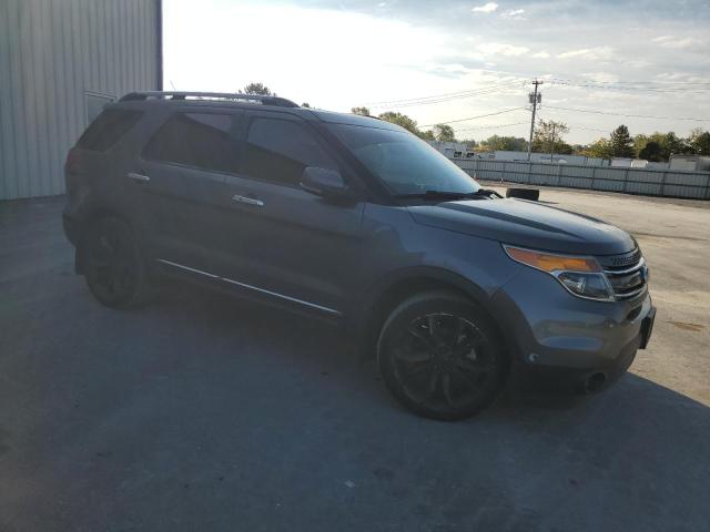 1FMHK8F88CGA89834 - 2012 FORD EXPLORER LIMITED Szary zdjęcie 4