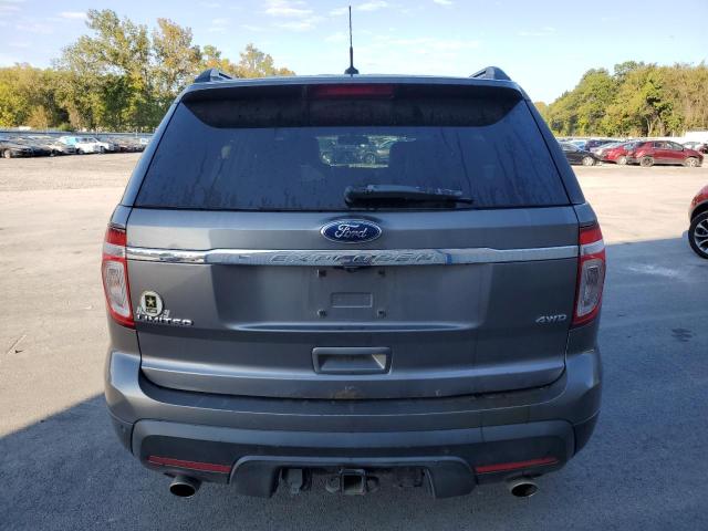 1FMHK8F88CGA89834 - 2012 FORD EXPLORER LIMITED Szary zdjęcie 6