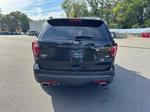 1FM5K8GT5HGC09831 - 2017 FORD EXPLORER SPORT BLACK photo 6