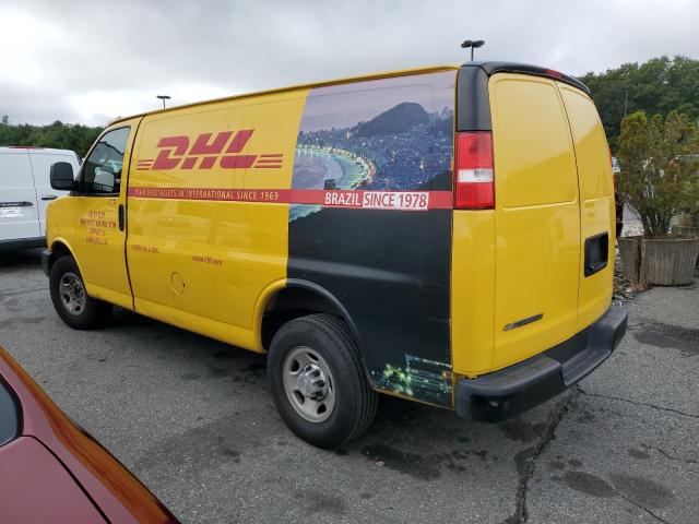 1GCWGAFP1K1335863 - 2019 CHEVROLET EXPRESS G2 Amarillo foto 2