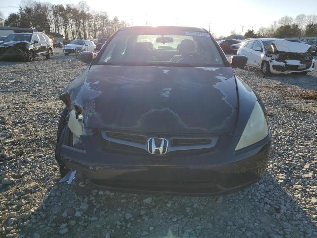 1HGCM66325A046907 - 2005 HONDA ACCORD LX BLACK photo 5