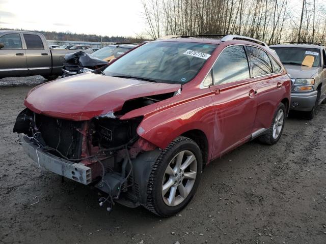 JTJBK1BA5A2422380 - 2010 LEXUS RX 350 RED photo 1