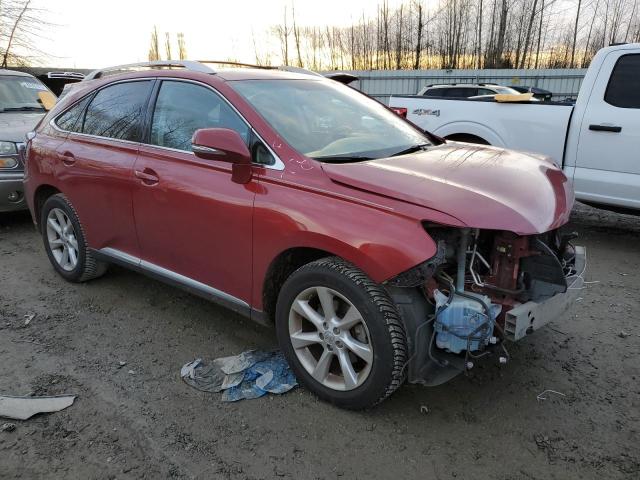 JTJBK1BA5A2422380 - 2010 LEXUS RX 350 RED photo 4