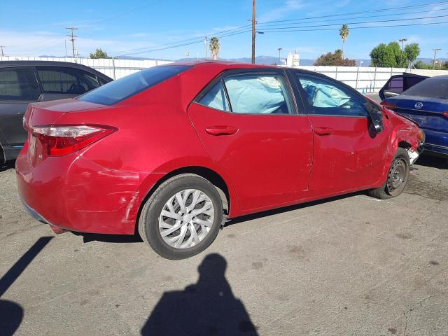 5YFBURHEXKP897760 - 2019 TOYOTA COROLLA L RED photo 3