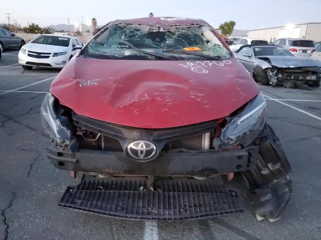 5YFBURHEXKP897760 - 2019 TOYOTA COROLLA L RED photo 5