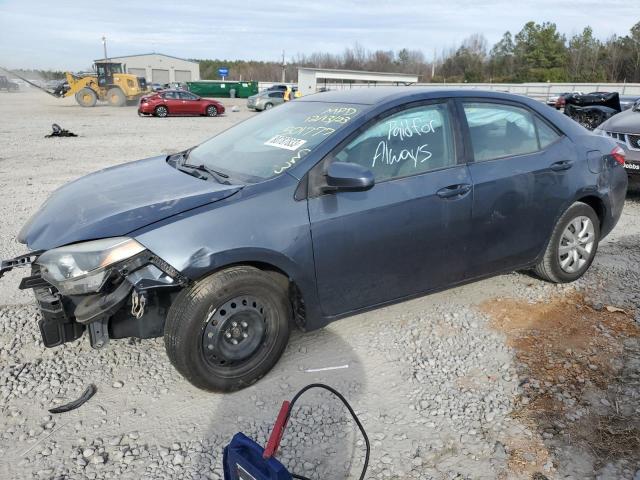 2T1BURHE0GC501777 - 2016 TOYOTA COROLLA L BLUE photo 1