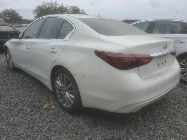 JN1EV7AP8JM350534 - 2018 INFINITI Q50 LUXE WHITE photo 2