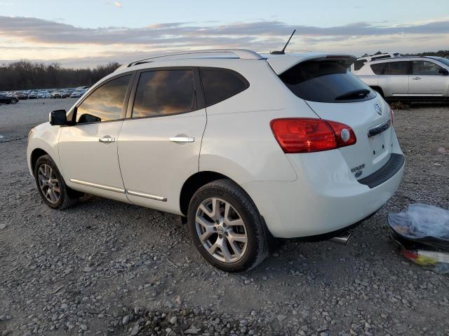 JN8AS5MT9DW004474 - 2013 NISSAN ROGUE S WHITE photo 2